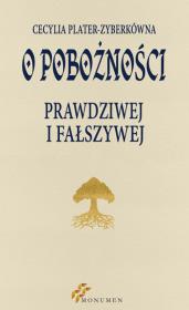 Okładka książki O pobożności prawdziwej i fałszywej