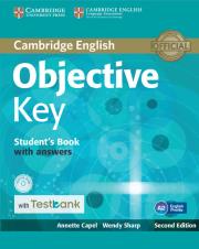 Objective Key Student's Book with Answers with CD-ROM with Testbank. Autor: Capel Annette, Sharp Wendy. Dadada.pl Okładka książki Objective Key Student's Book with Answers with CD-ROM with Testbank