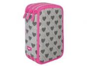 Opakowanie Piórnik 3 poz. z wyprawką Hearts MILAN