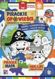 Okładka książki Pirackie opowieści Książeczka do kolorowania