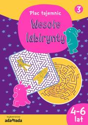 Plac tajemnic Wesołe labirynty 3. Autor: Aleksandra Golecka-Mazur. Dadada.pl Okładka książki Plac tajemnic Wesołe labirynty 3