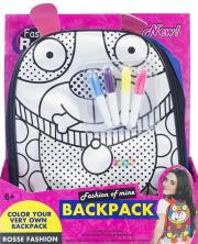 Opakowanie Plecak do malowania Zwierzak + pisaki niebieski