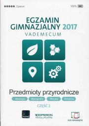 Okładka książki Przedmioty przyrodnicze. Część 2. Egzamin gimnazajlny 2017. 