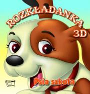 Psia Szkoła Rozkładanki 3D. Autor: Opracowanie zbiorowe. Dadada.pl Okładka książki Psia Szkoła Rozkładanki 3D