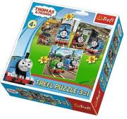 Opakowanie Puzzle 3w1 Tomek rusza do akcji TREFL