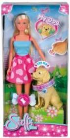 Okładka książki Steffi z zabawnym pieskiem