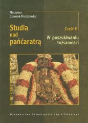 Okładka książki Studia nad pańćaratrą część 2 W poszukiwaniu tożsamości