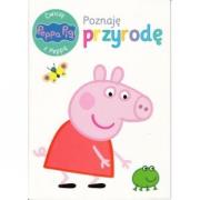 Okładka książki Świnka Peppa. Ćwiczę z Peppą. Poznaję przyrodę