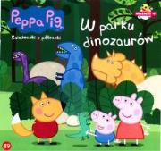 Okładka książki Świnka Peppa. Książeczki z.. 39 W parku dinozaurów