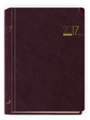 Opakowanie Terminarz 2017 B7 Madrid - bordowy