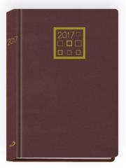 Opakowanie Terminarz 2017 B7 Standard - bordowy