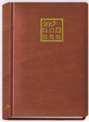 Opakowanie Terminarz 2017 B7 Standard - brązowy