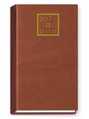 Opakowanie Terminarz 2017 Standard tygodniowy - brązowy