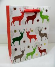 Opakowanie Torebka świąteczna płaska duża mix wzorów