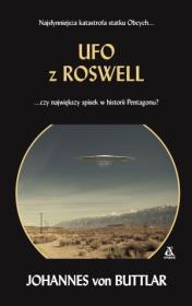 UFO z Roswell. Autor: Johannes von Buttlar. Dadada.pl Okładka książki UFO z Roswell