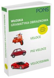 Włoska gramatyka obrazkowa. Autor: Federica Tommaddi. Dadada.pl Okładka książki Włoska gramatyka obrazkowa