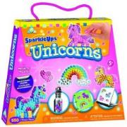 Opakowanie Wyklejane błyszczące naklejki - Jednorożce