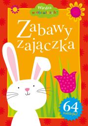 Zabawy zajączka. Autor: Bardos Krystyna, Bardos Adam. Dadada.pl Okładka książki Zabawy zajączka