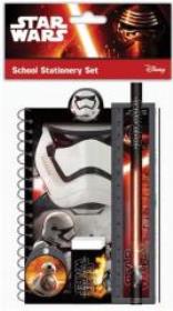 Opakowanie Zestaw szkolny z gumką, linijką Star Wars