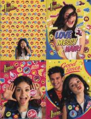 Zeszyt A5 Soy Luna w trzy linie16 kartek 20 sztuk mix. Autor: l. Dadada.pl Okładka książki Zeszyt A5 Soy Luna w trzy linie16 kartek 20 sztuk mix