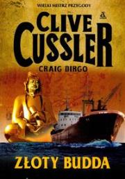 Złoty Budda. Autor: Clive Cussler. Dadada.pl Okładka książki Złoty Budda