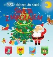 Okładka książki 100 okienek święta z Mikołajem