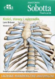 Okładka książki Anatomia Sobotta Flashcards Kości stawy i więzadła