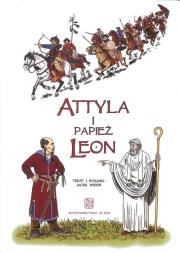 Attyla i Papież Leon. Autor: Jacek Widor. Dadada.pl Okładka książki Attyla i Papież Leon