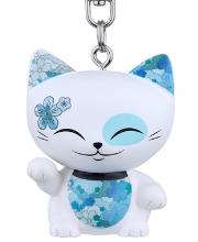 Opakowanie Brelok Mani Lucky Cat - niebieski