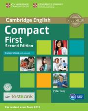 Compact First Student's Book with Answers + CD with Testbank. Autor: May Peter. Dadada.pl Okładka książki Compact First Student's Book with Answers + CD with Testbank