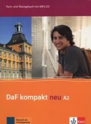 DaF Kompakt Neu A2 Kurs- und Ubungsbuch +CD. Autor: Braun Birgit, Doubek Margit, Fugert Nadja. Dadada.pl Okładka książki DaF Kompakt Neu A2 Kurs- und Ubungsbuch +CD