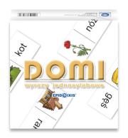 Opakowanie DOMI wyrazy jednosylabowe