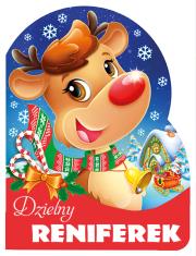 Okładka książki Dzielny reniferek Wykrojnik