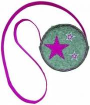 Opakowanie Filcowe Robótki - Torebka okrągła Stars STnux