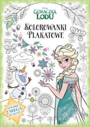 Okładka książki GORĄCZKA LODU. KOLOROWANKI PLAKATOWE