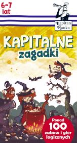 Kapitalne zagadki (6-7 lat). Autor: Trepczyńska Magdalena. Dadada.pl Okładka książki Kapitalne zagadki (6-7 lat)