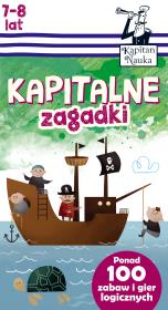 Kapitalne zagadki (7-8 lat). Autor: Trepczyńska Magdalena. Dadada.pl Okładka książki Kapitalne zagadki (7-8 lat)