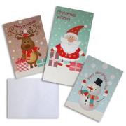 Opakowanie Kartki - 8 sztuk CHRISTMAS JOY