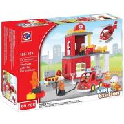 Opakowanie Klocki Straż pożarna 60 elementów