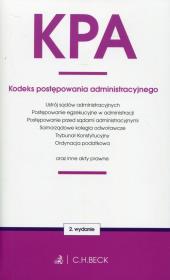 Okładka książki Kodeks postępowania administracyjnego