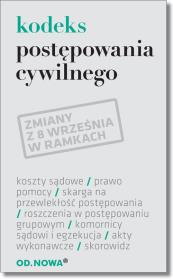 Kodeks postępowania cywilnego. Autor: Opracowanie zbiorowe. Dadada.pl Okładka książki Kodeks postępowania cywilnego
