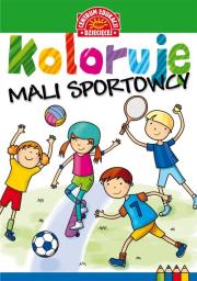 Okładka książki Koloruję Mali sportowcy