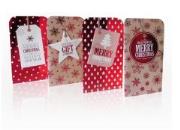 Opakowanie Koperty prezentowe 4 sztuki CHRISTMAS JOY