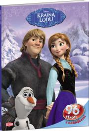 Okładka książki Kraina Lodu. 96 stron z naklejkami.