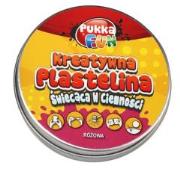 Opakowanie Kreatywna plastelina -Świecąca w ciemności rózowa