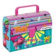 Kuferek z rączką Trolls. Wydawca: Starpak. Dadada.pl Opakowanie Kuferek z rączką Trolls