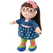 Lalka przytulanka szmaciana 30 cm. Wydawca: Brimarex. Dadada.pl Opakowanie Lalka przytulanka szmaciana 30 cm