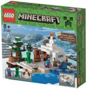 Okładka książki Lego MINECRAFT 21120 Śnieżna kryjówka