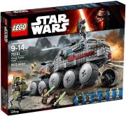 Lego Star Wars Turboczołg klonów. Autor: Star Wars. Dadada.pl Okładka książki Lego Star Wars Turboczołg klonów