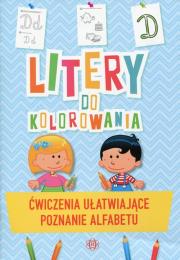 Okładka książki Litery do kolorowania